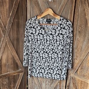 Liz Claiborne Career Ladies Floral Blouse